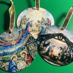 Christmas Ornaments, Religious Ornaments, Iglesia Christian Ornaments Christmas Presents
