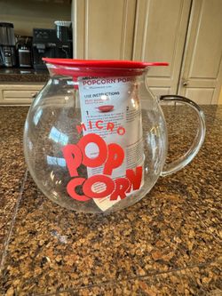 Micro-Pop glass popcorn popper