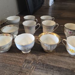 11 China Tea Cups