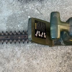 Black & Decker 16” Hedge Trimmer with Extension Cord