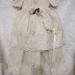Flower girl Victorian Dress