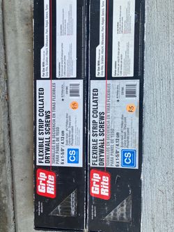 2 boxes Grip Rite Drywall screws