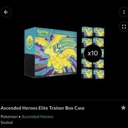 Ascended Heroes Elite Trainer Box Case (10 ETBs)