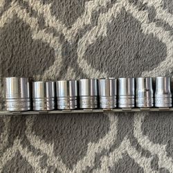 Snap On -1/2” Drive STD Sockets , 12Points