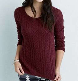 American Eagle Outfitters Sedona Cable Knit Sweater Size S