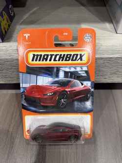 Matchbox Tesla Roadster (Red) — New on Card