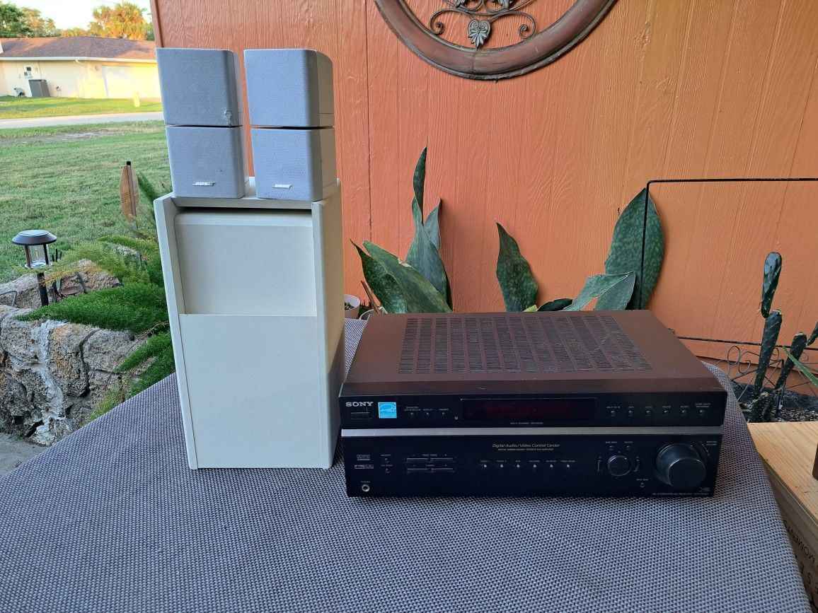 Bose Acoustimass 3 Series iii Speaker System Sony Receiver 100 w/ ch 220 watt