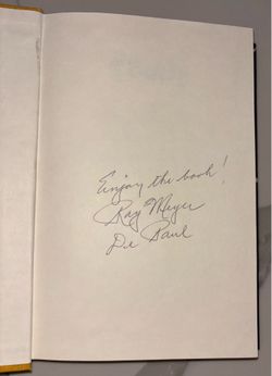Ray Meyer, DePaul signed book - “Coach “. Hard cover, first edition.