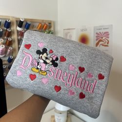 Disneyland Embroidered Sweatshirt, Disney Outfit, Couple Matching Sweaters 