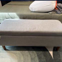 Upholstered Modern Storage Bench