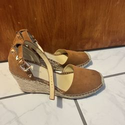 Marc Fisher Espadrille Wedge Size 7