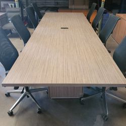 Brown Beige Office conference table