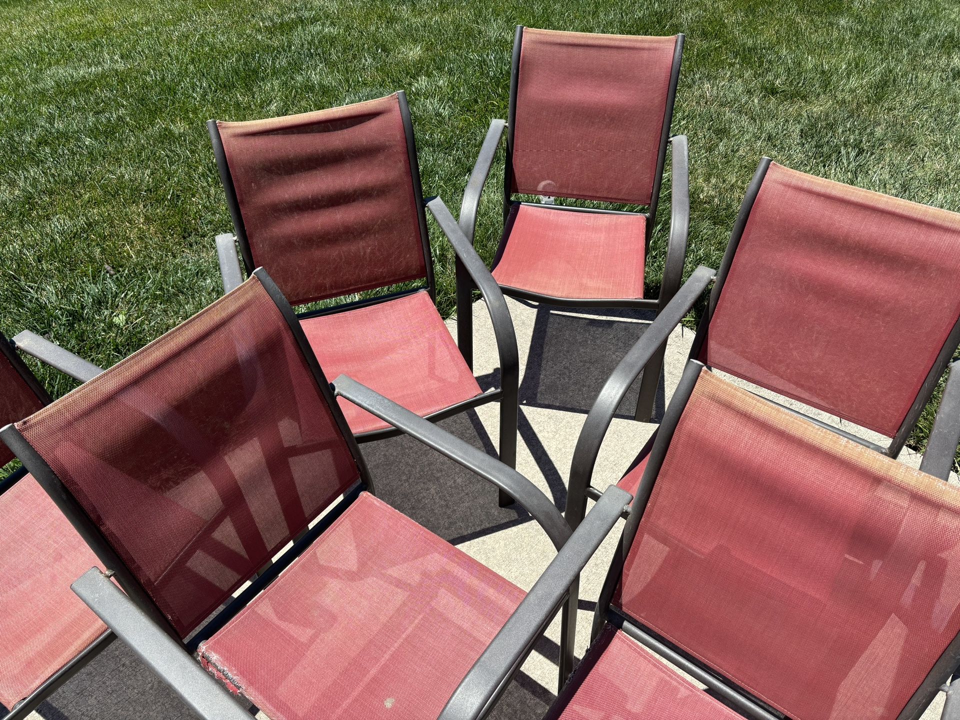 6 Patio Chairs