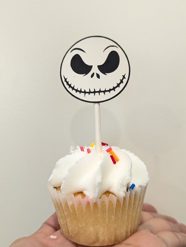 Jack Skellington Cupcake Topper