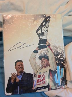 Cole Custer Signed NASCAR Xfinity Championship Photo