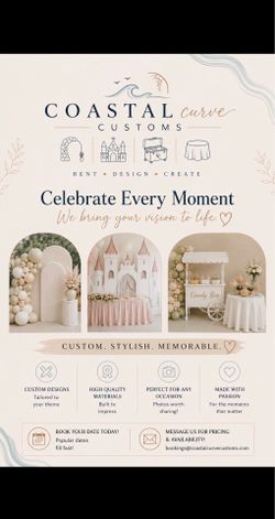 Birthday back drops and more!