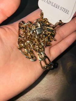 Brand New Stainless Steel Figaro Chain