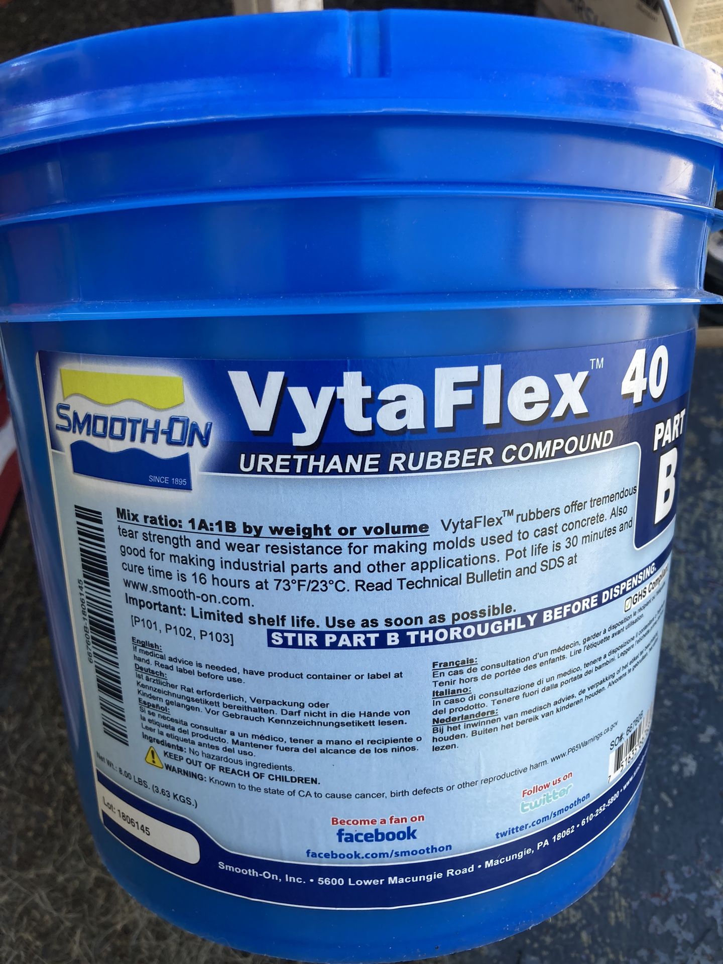 Part B Vitaflex Rubber Compound