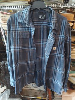 Carhart loose fit flannel shirt