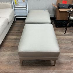 Upholstered Ottoman Set (2-Piece)