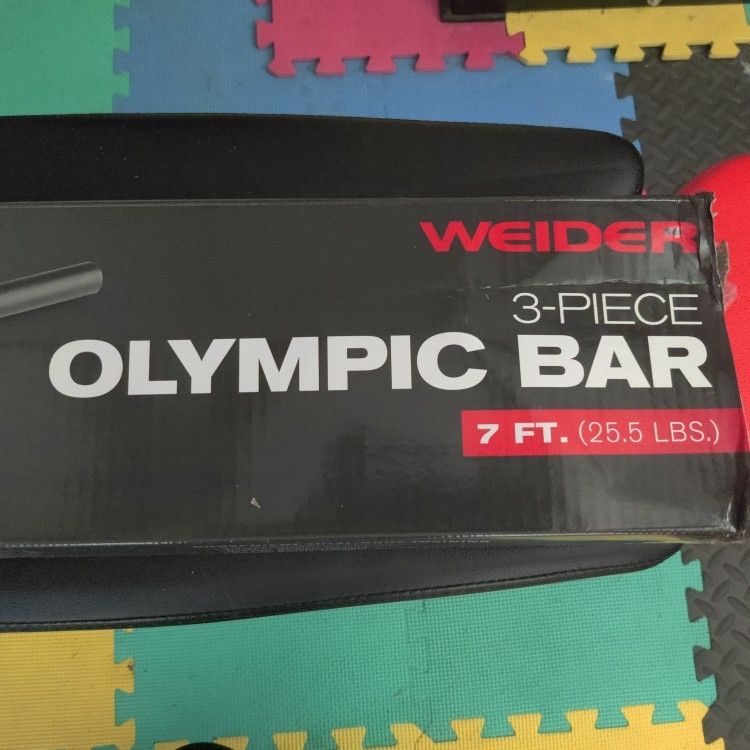 Weider 7 Olympic Bar for Sale in Bastrop TX OfferUp