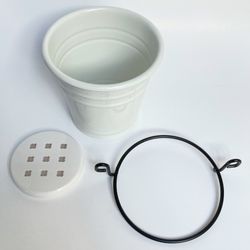 New IKEA “Fintorp” Enameled Metal Planter/Utensil Storage Bucket