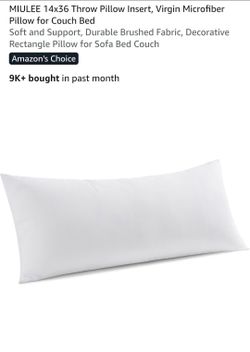 14 X 36 pillow insert