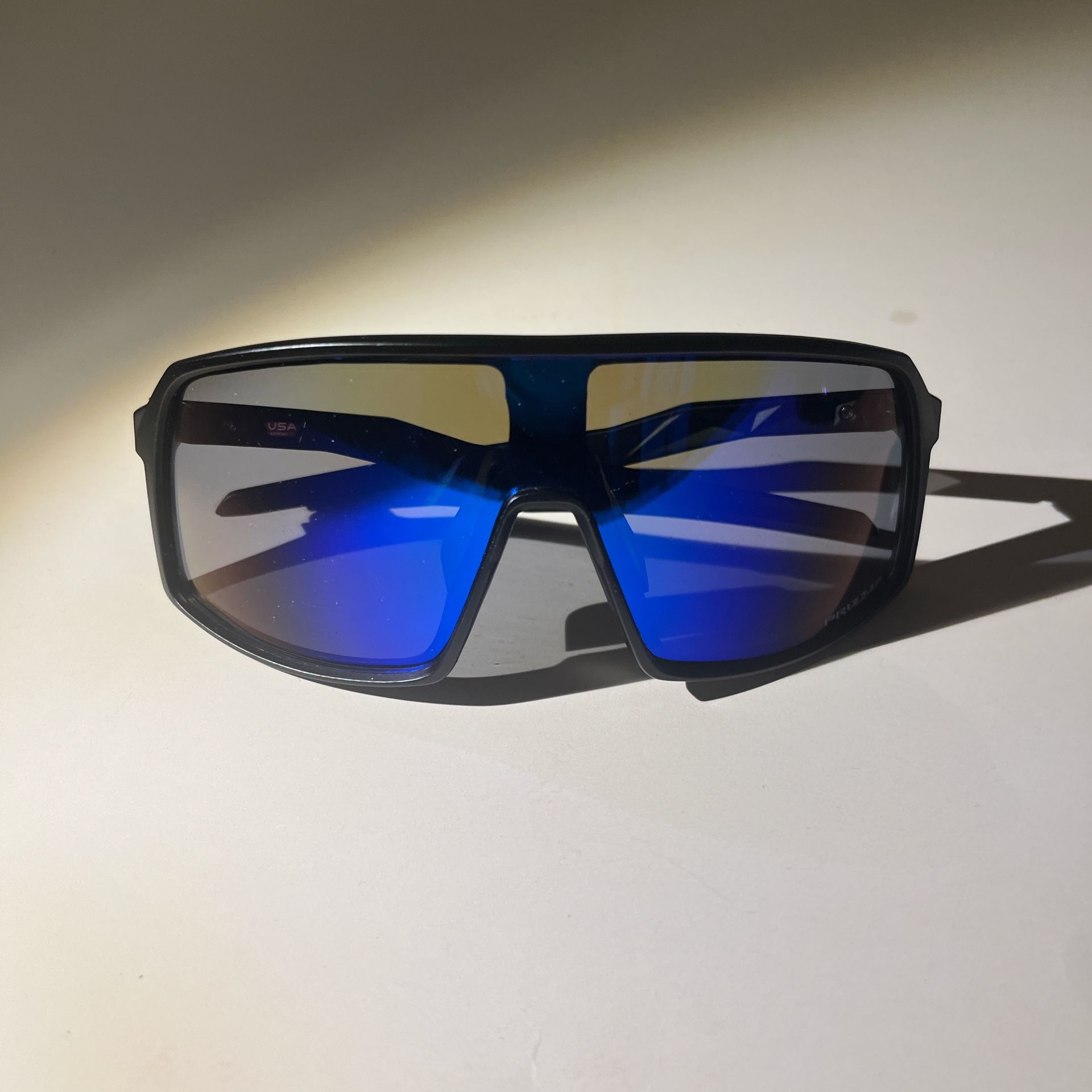 Oakley Sutro Polish Black Prizm Blue With Case