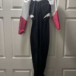 Girls Spider-Gwen Cosplay, Attached Eye Mask