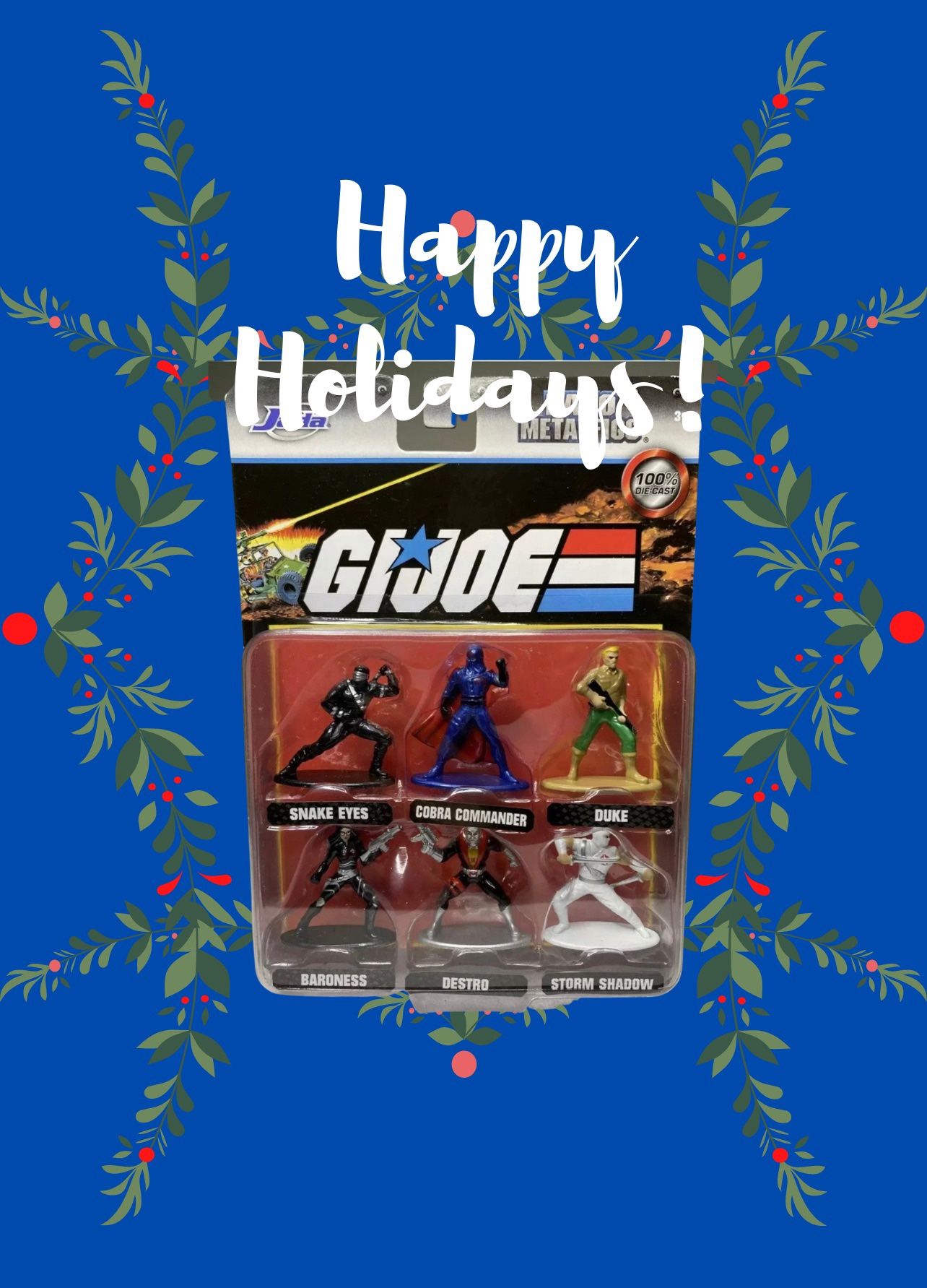 G.I. Joe Nano 1.75 inch Metalfigs Snake Eyes Action Figure Jada Toys