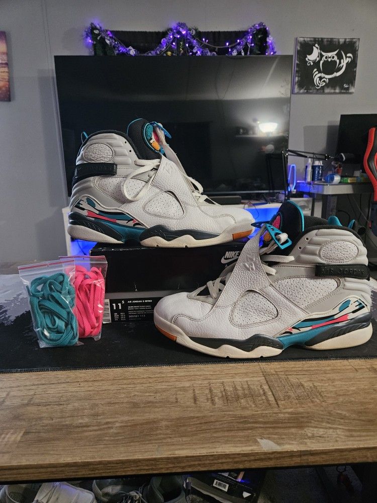 Nike Jordan 8 Retro South Beach Size 11.5 display picture 1