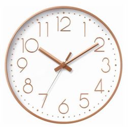 8” Wall Clock in Rose Gold (brand new)