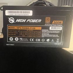 High Power 500w 80 Plus Gold Non Modular ATX Power Supply