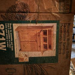 Real Wood Navarro Writing Desk / Table / Cabinet / Dresser