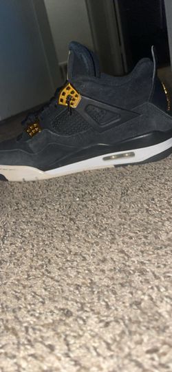 Air Jordan 4 Royalty Black Gold Sneaker