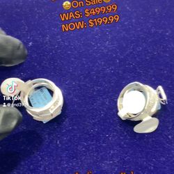 925 Silver with Moissanite Diamond Trio Set