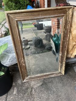 MIRROR 28 x 39 1/2; cross streets are Arapaho & Waterview