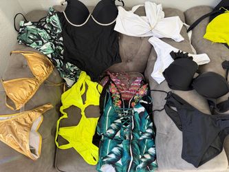 Women’s bikinis size M and some cover ups