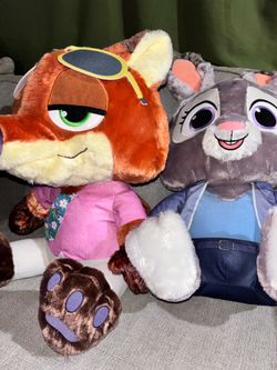 Zootopia 2 Nick Wilde & Judy Hopps Large Tagged Plush