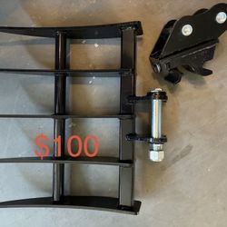 Rake AND Quick Connect For Mini Excavator Bucket Agt Miva Agrotk Lanto