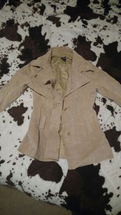 100% leather ladies "wet seal" jacket.