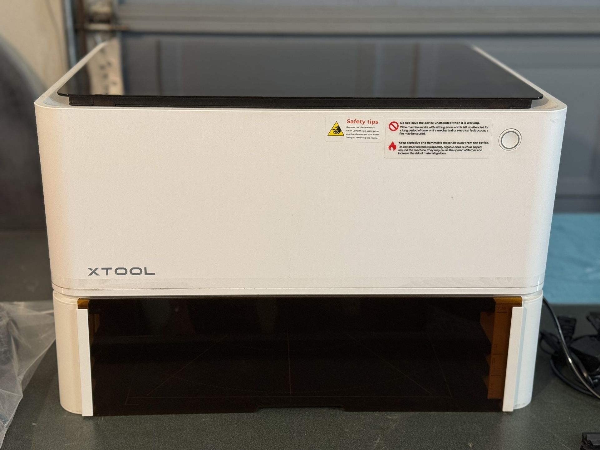 xTool M1 10w laser engraver with RA2, Riser Base, Air Assist, Honeycomb ...