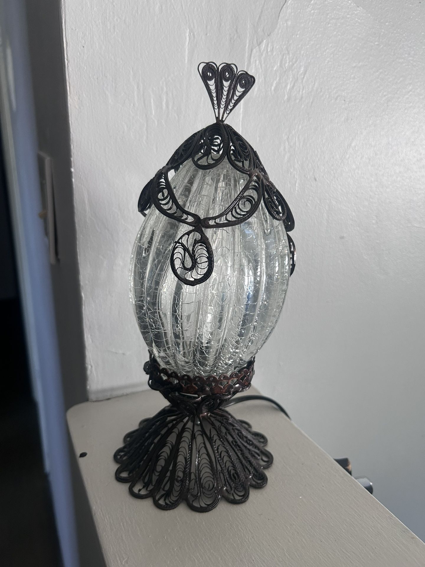 Vintage Glass Lamp
