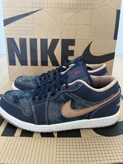 Nike Air Jordan 1 Low SE Denim Men’s Size 9.5  (Worn)