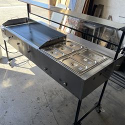 48” Griddle Taco Cart