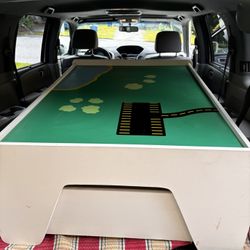 FREE Lego Train Toy Table with Drawer