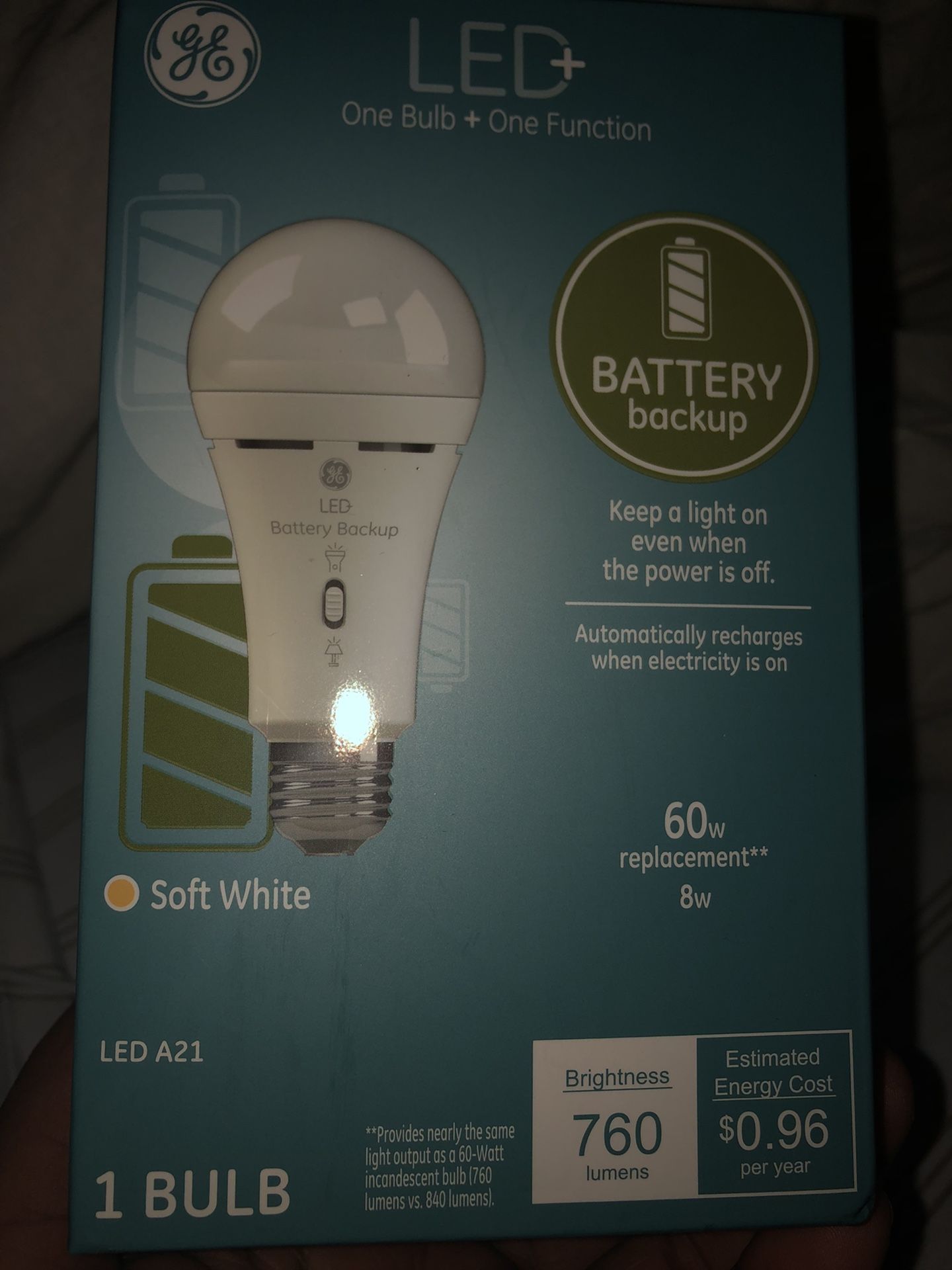Battery Operated Light Bulb