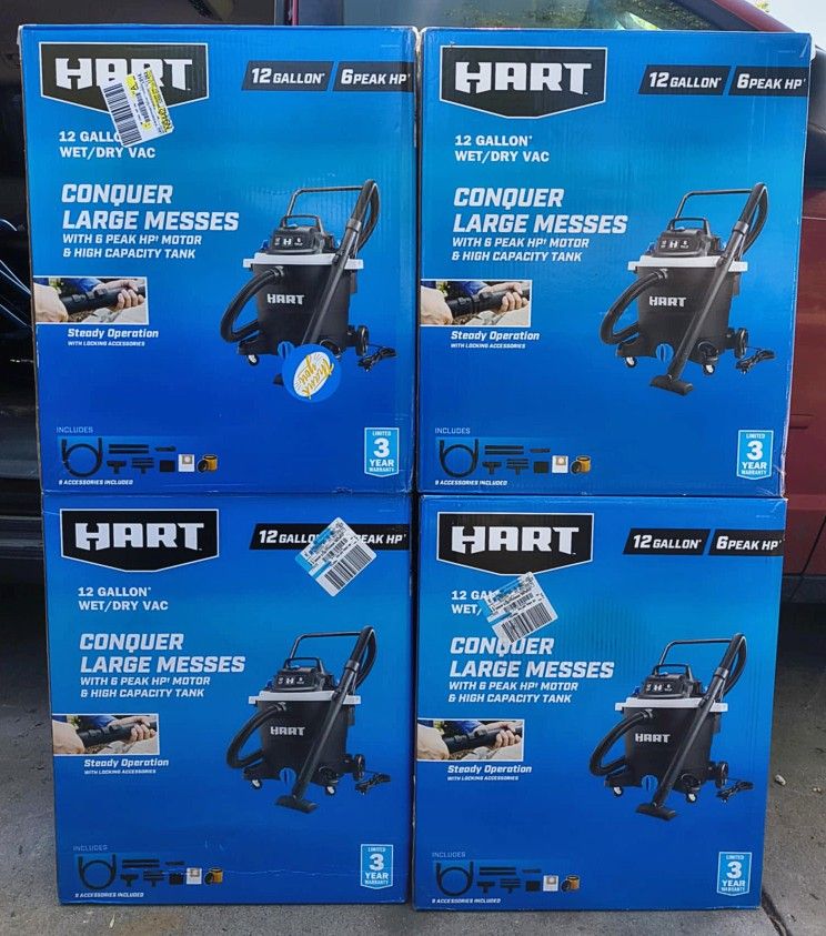 Hart 12 gallon Wet Dry shop vac