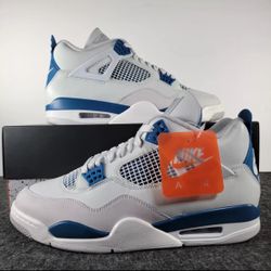 NEW SIZE 11.5 MENS Jordan Retro 4 Industrial Blue