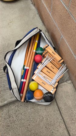 Croquet set for 6. All intact
